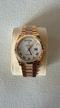 Rolex128238 Set complet jamais portée bracelet en diamant