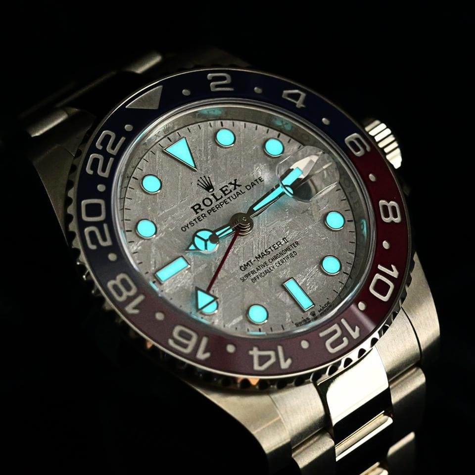 Rolex | GMT-Master II | 126719BLRO | White gold | 40 mm | White gold | Meteorite | Automatic