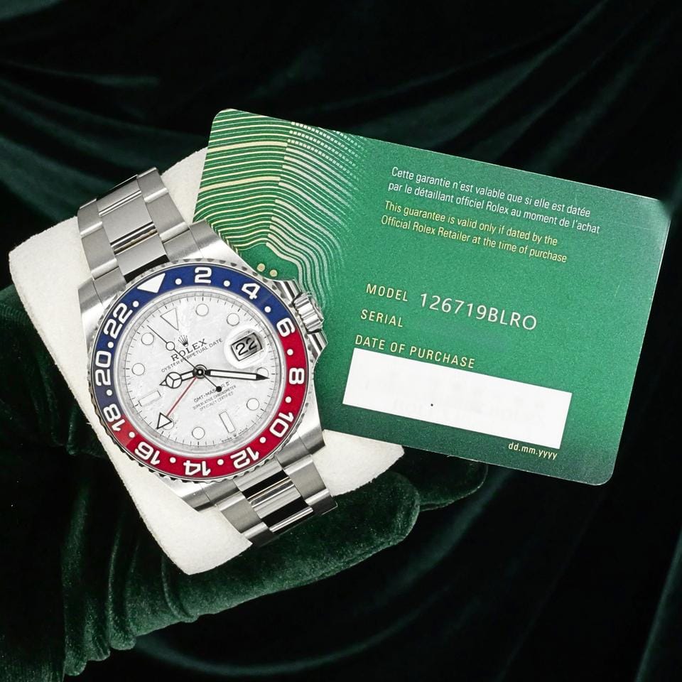 Rolex | GMT-Master II | 126719BLRO | White gold | 40 mm | White gold | Meteorite | Automatic