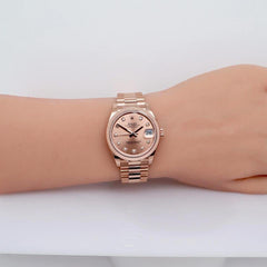 Rolex | Datejust | 278275 | Rose gold | 31 mm | Rose gold | Pink | Automatic