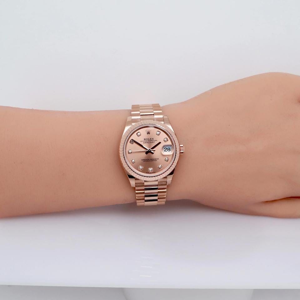 Rolex | Datejust | 278275 | Rose gold | 31 mm | Rose gold | Pink | Automatic