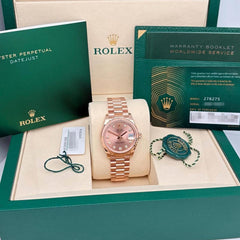 Rolex | Datejust | 278275 | Rose gold | 31 mm | Rose gold | Pink | Automatic