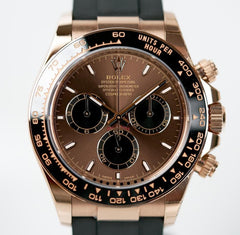 Rolex | Daytona | 126515 | Rose gold | 40 mm | Rubber | Brown | Automatic