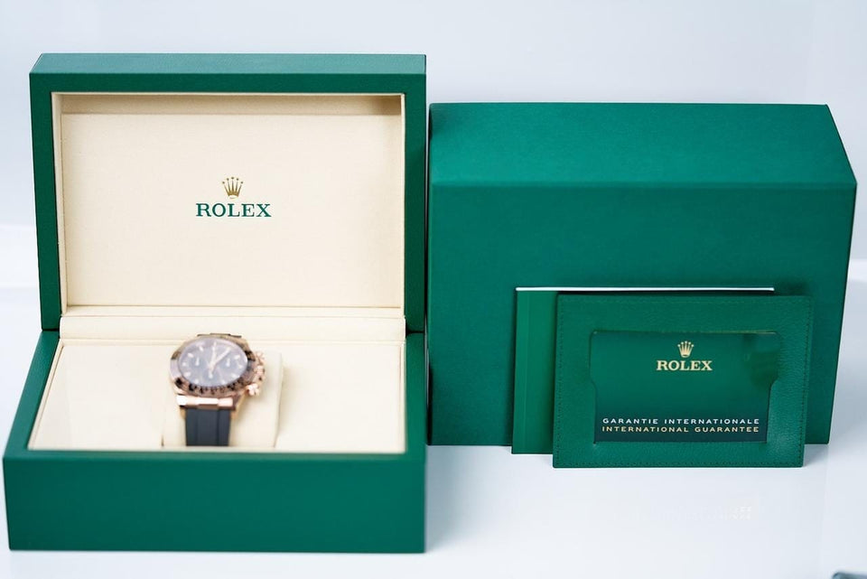 Rolex | Daytona | 126515 | Rose gold | 40 mm | Rubber | Brown | Automatic