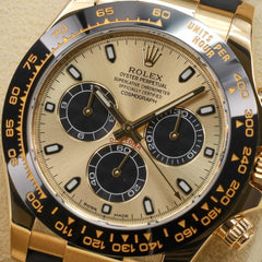 Rolex | Daytona | 116518LN | Yellow gold | 40 mm | Rubber | Gold | Automatic