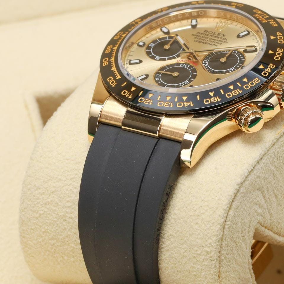 Rolex | Daytona | 116518LN | Yellow gold | 40 mm | Rubber | Gold | Automatic