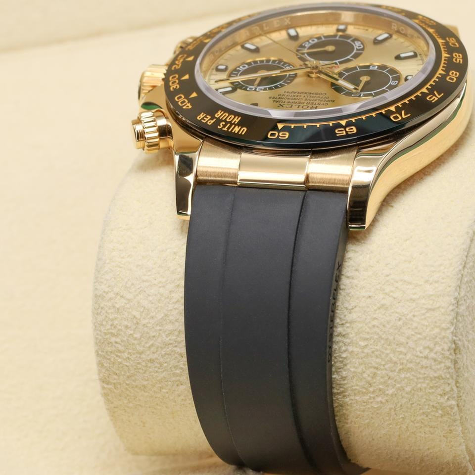 Rolex | Daytona | 116518LN | Yellow gold | 40 mm | Rubber | Gold | Automatic