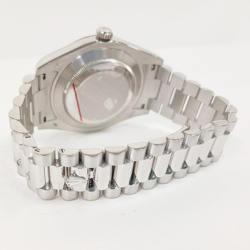 Rolex | Day-Date | 218206 | Platinum | 41 mm | Platinum | Blue | Automatic