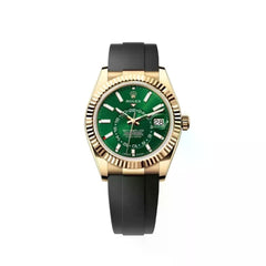 Rolex | Sky-Dweller | 336238 | Yellow gold | 40 mm | Rubber | White | Automatic