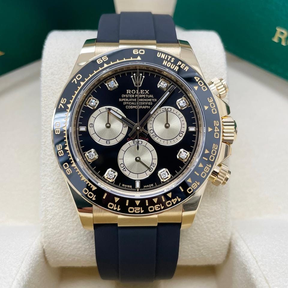 Rolex | Daytona | 126518 | Yellow gold | 40 mm | Rubber | Black | Automatic