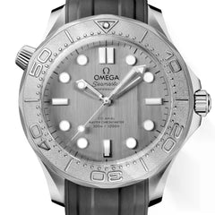 Omega Seamaster Diver 300 M42mm Gray Dial Diver 300m 42mm 210.32.42.20.06.002 Rubber strap