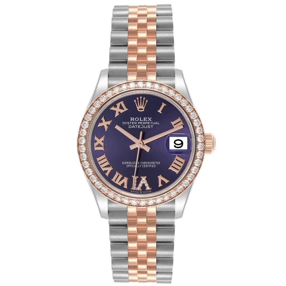 Rolex | Datejust | 278381RBR | Gold/Steel | 31 mm | Gold/Steel | Purple | Automatic