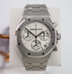 Audemars Piguet Royal Oak Selfwinding 41mm Stainless Steel White Dial "50th Anniversary"