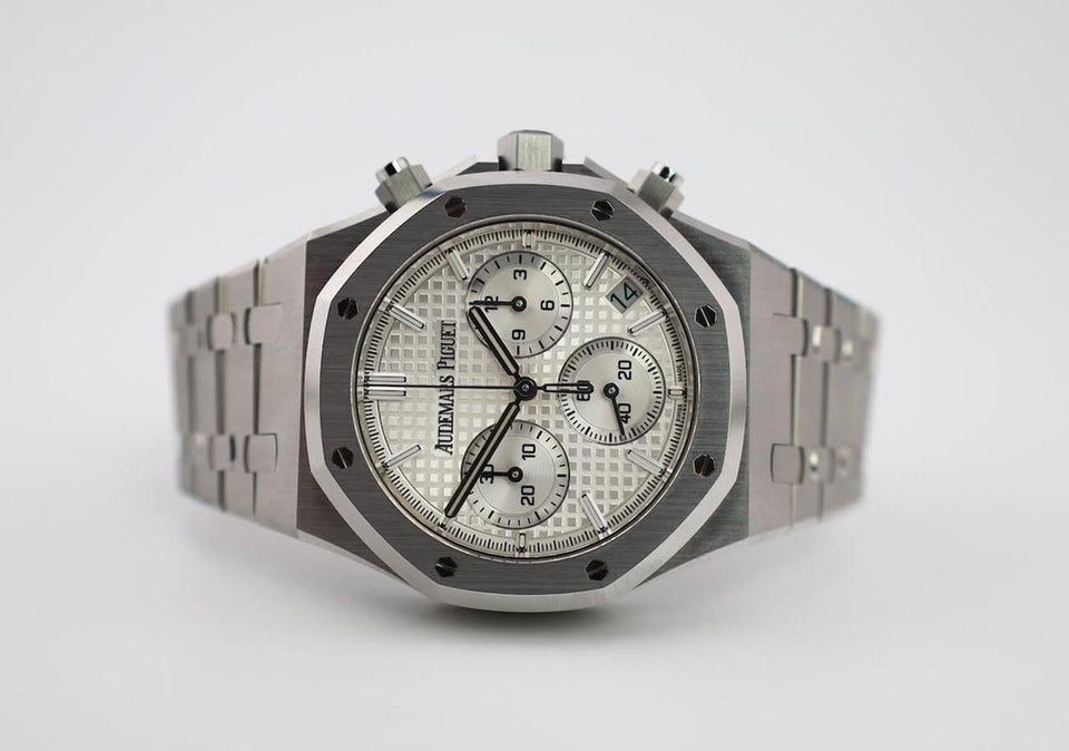 Audemars Piguet Royal Oak Selfwinding 41mm Stainless Steel White Dial "50th Anniversary"