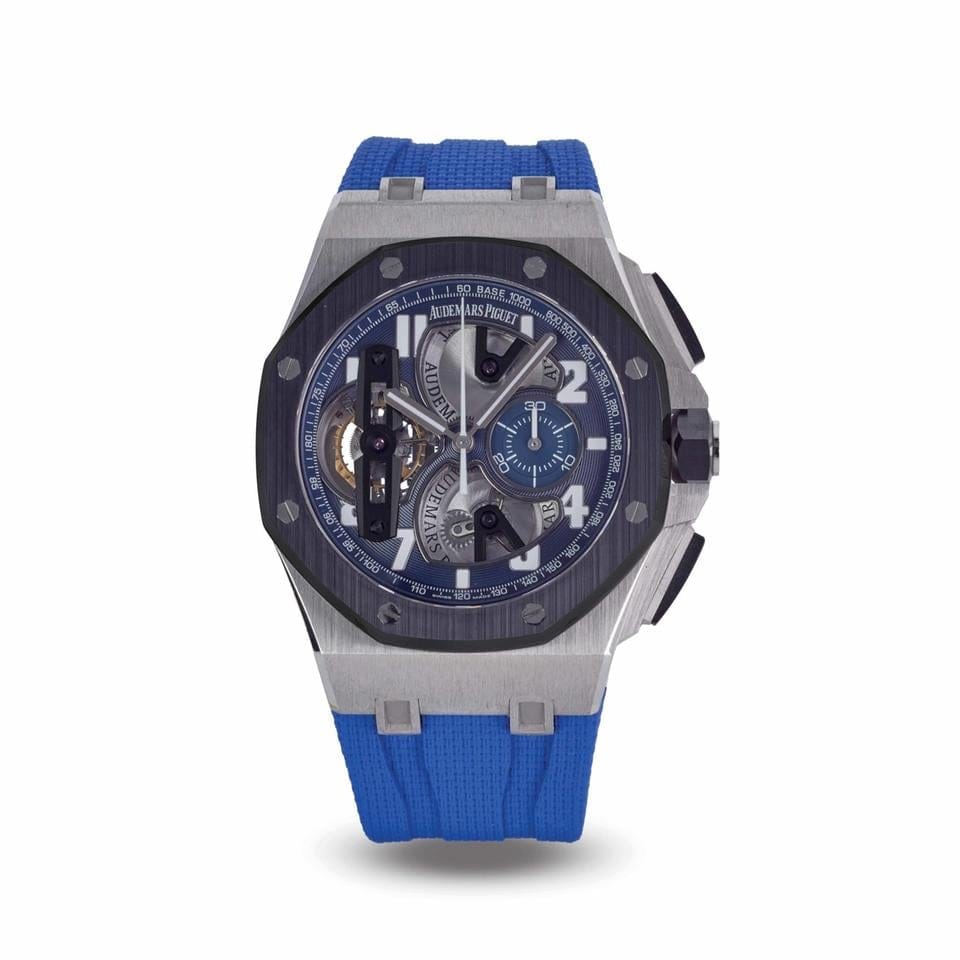 Audemars Piguet Concept Royal Oak Offshore 10-Days Tourbillon Chronograph Openworked Platinum 26388 PO RARE