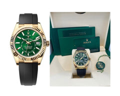 Rolex | Sky-Dweller | 336238 | Yellow gold | 40 mm | Rubber | White | Automatic