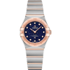 Omega Constellation Ladies Sedna gold on steel quartz women watch 131.20.25.60.53.002
