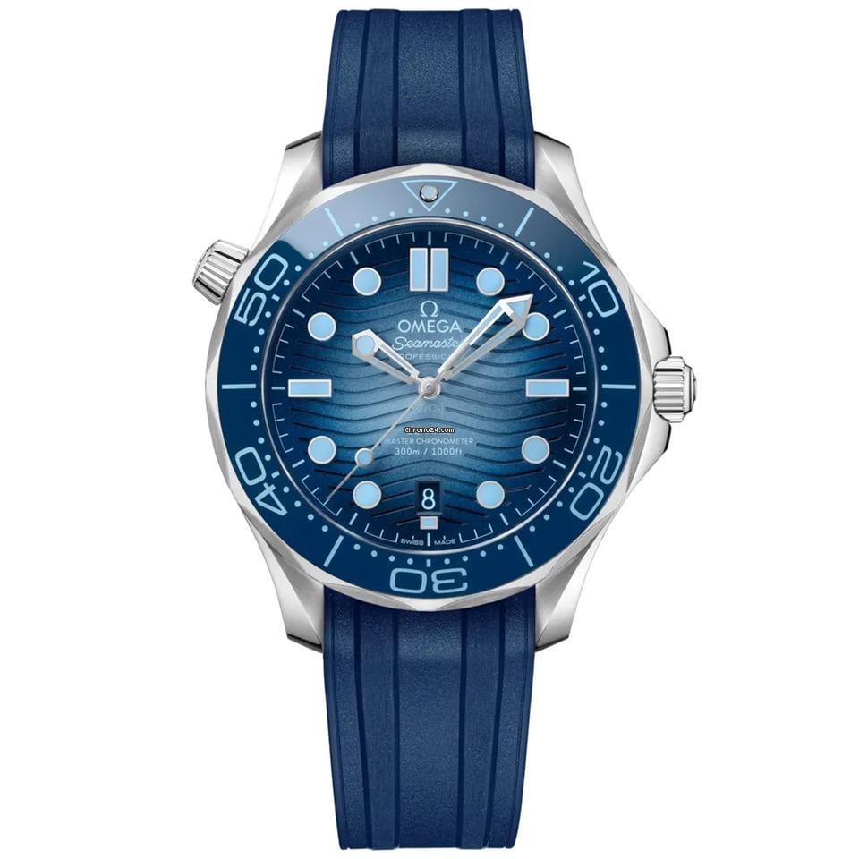 Omega Seamaster Diver 300 Mautomatic Rubber strap 210.32.42.20.03.002