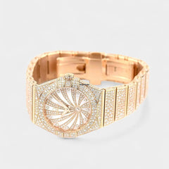 Omega Constellation Quartz Diamonds / Red Gold / 27mm Box&Papers 123.55.27.60.55.009