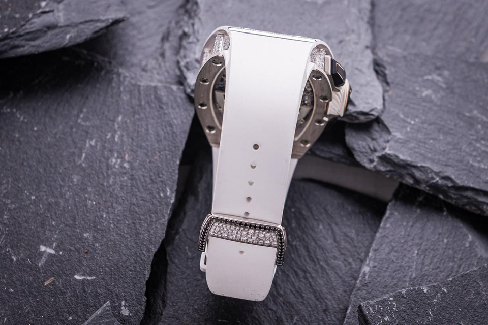 Richard Mille RM72-01 White Gold Snow Set Nuovo Nuovo full set