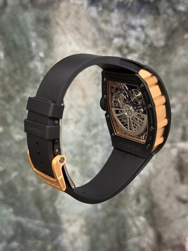 Richard Mille Automatic Winding Lifestyle Flyback Chronograph Rm RM 72-01 Black Ceramic