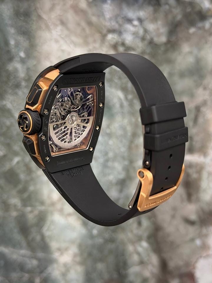 Richard Mille Automatic Winding Lifestyle Flyback Chronograph Rm RM 72-01 Black Ceramic