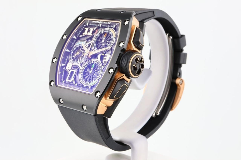 Richard Mille RM72-01 Unworn Black Ceramic Flyback Chronograph