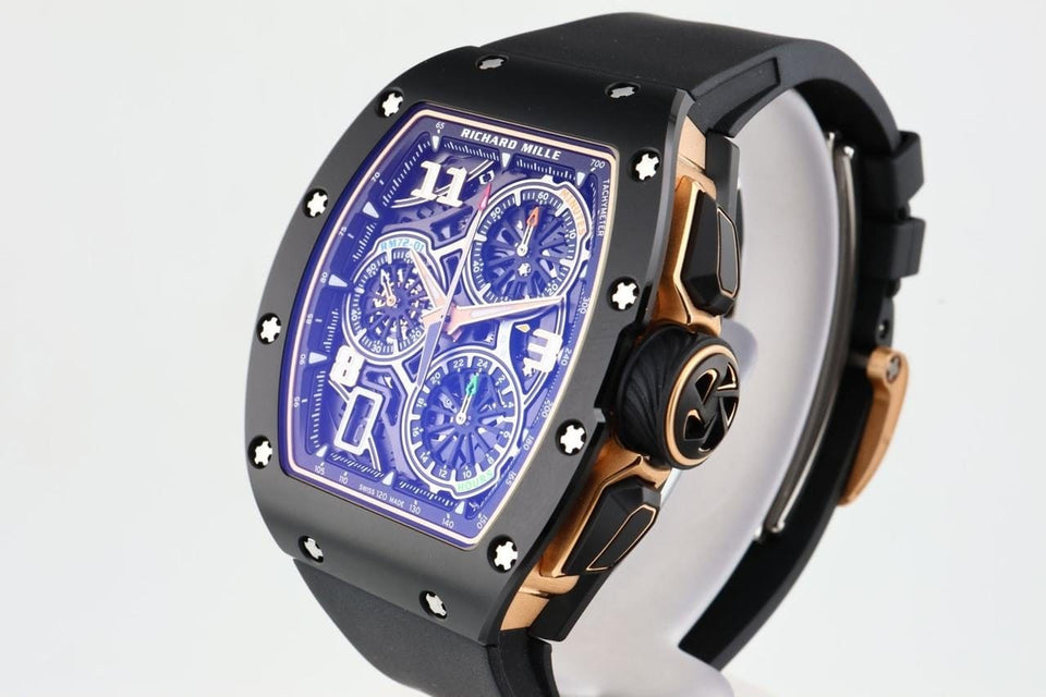 Richard Mille RM72-01 Unworn Black Ceramic Flyback Chronograph