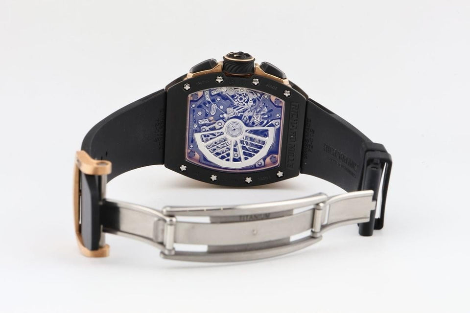 Richard Mille RM72-01 Unworn Black Ceramic Flyback Chronograph