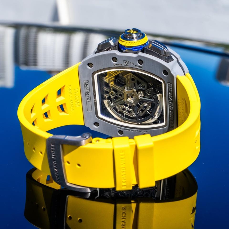 Richard Mille2024 RM 65-01 Automatic Chronograph Grey Carbon TPT