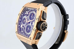 Richard Mille Lifestyle Chronograph RM72-01 In 18k Rose Gold UNWORN OFFICIAL WARRANTY With Box And Papers