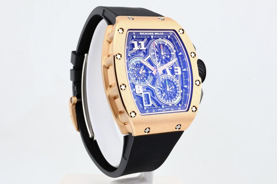 Richard Mille Lifestyle Chronograph RM72-01 In 18k Rose Gold UNWORN OFFICIAL WARRANTY With Box And Papers