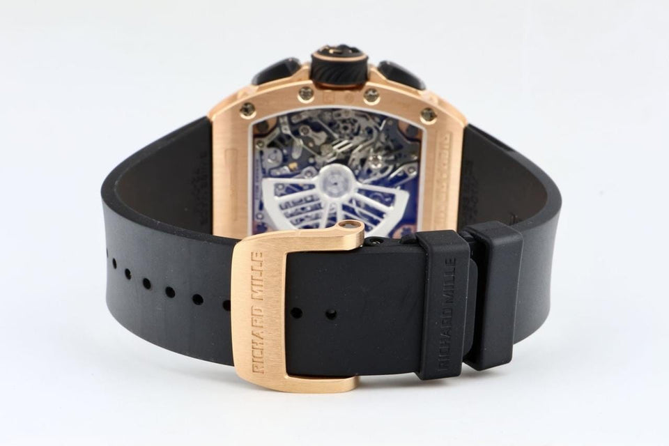 Richard Mille Lifestyle Chronograph RM72-01 In 18k Rose Gold UNWORN OFFICIAL WARRANTY With Box And Papers