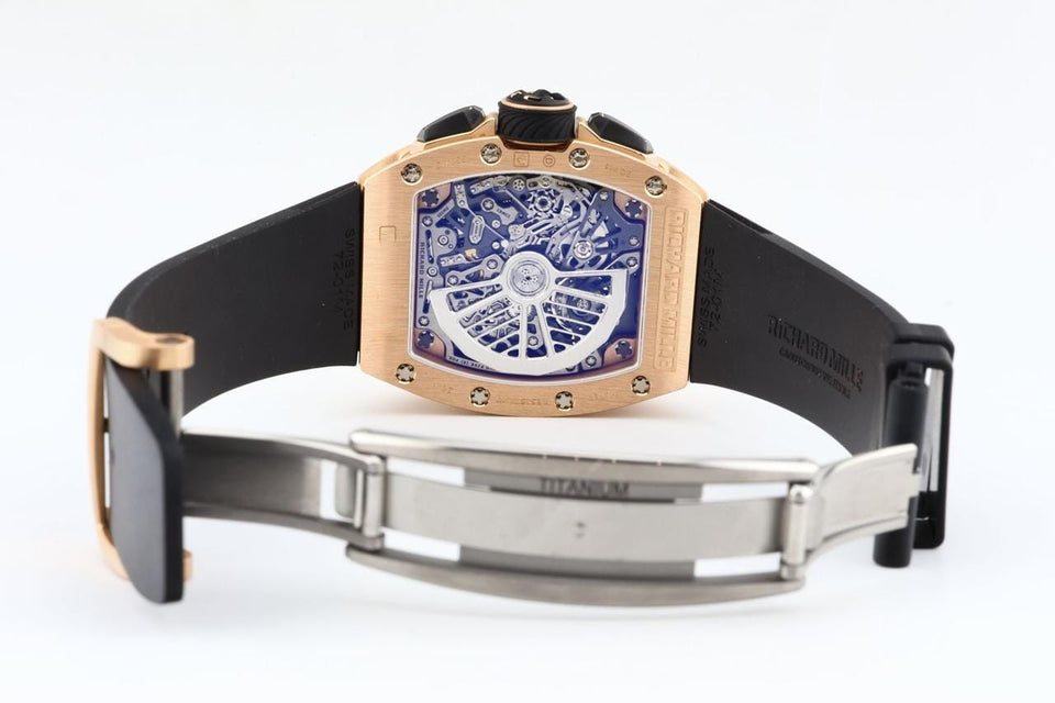 Richard Mille Lifestyle Chronograph RM72-01 In 18k Rose Gold UNWORN OFFICIAL WARRANTY With Box And Papers