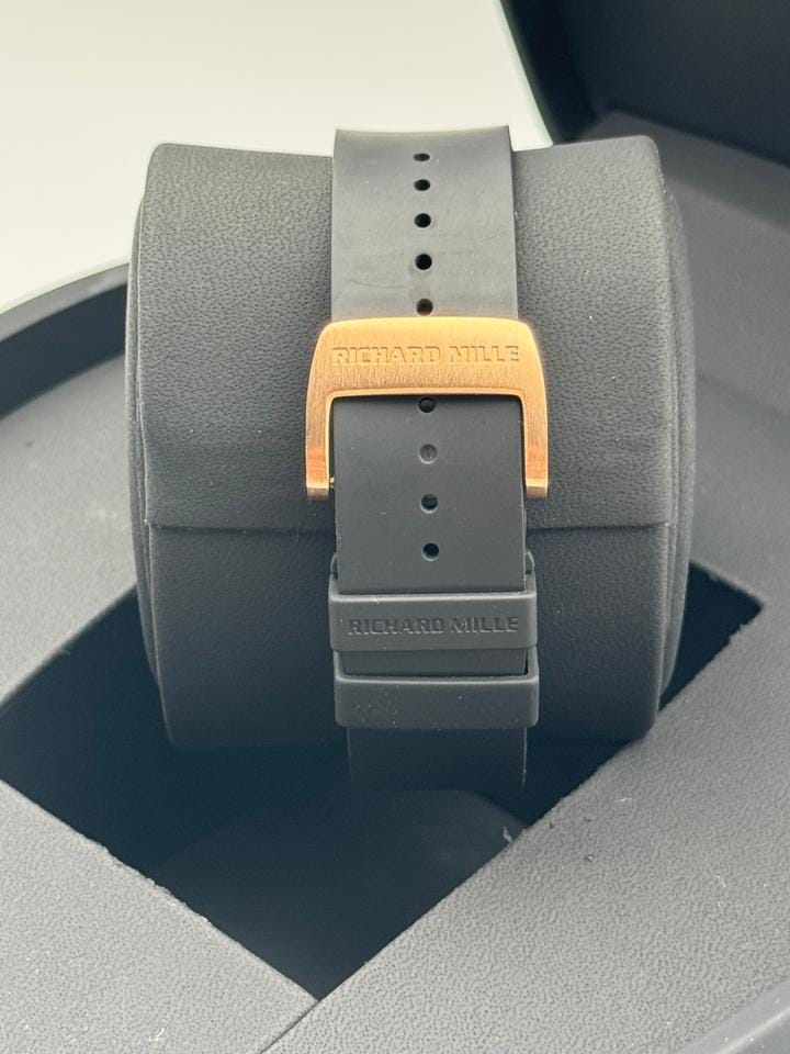 Richard Mille Automatic Winding Lifestyle Flyback Chronograph Rose Gold Rm