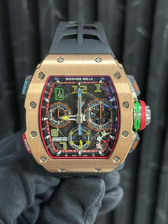 Richard Mille Split Second Chronograph Rose Gold and Carbon Unworn