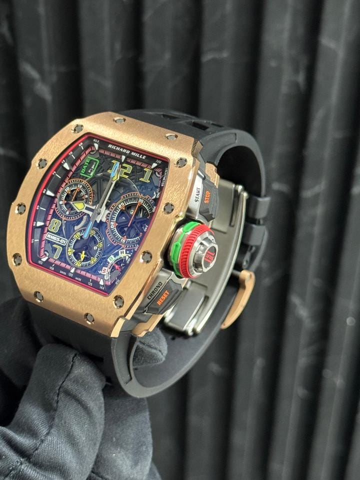 Richard Mille Split Second Chronograph Rose Gold and Carbon Unworn