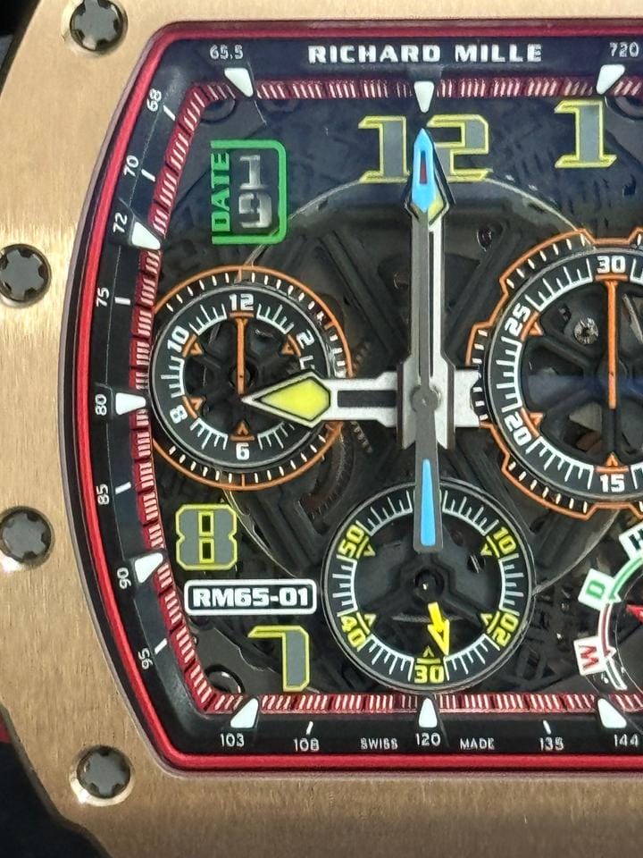 Richard Mille Split Second Chronograph Rose Gold and Carbon Unworn