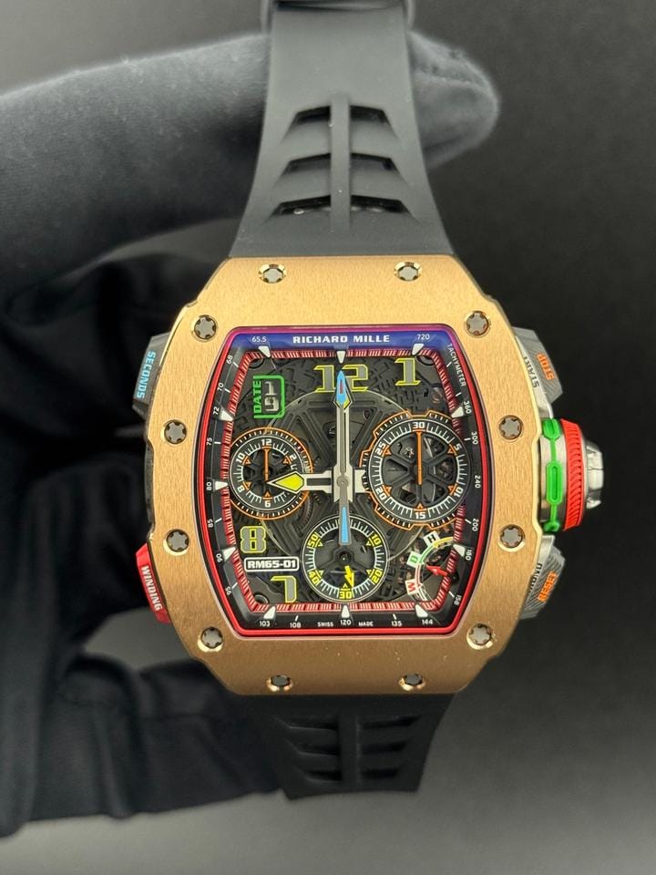 Richard Mille Split Second Chronograph Rose Gold and Carbon Unworn