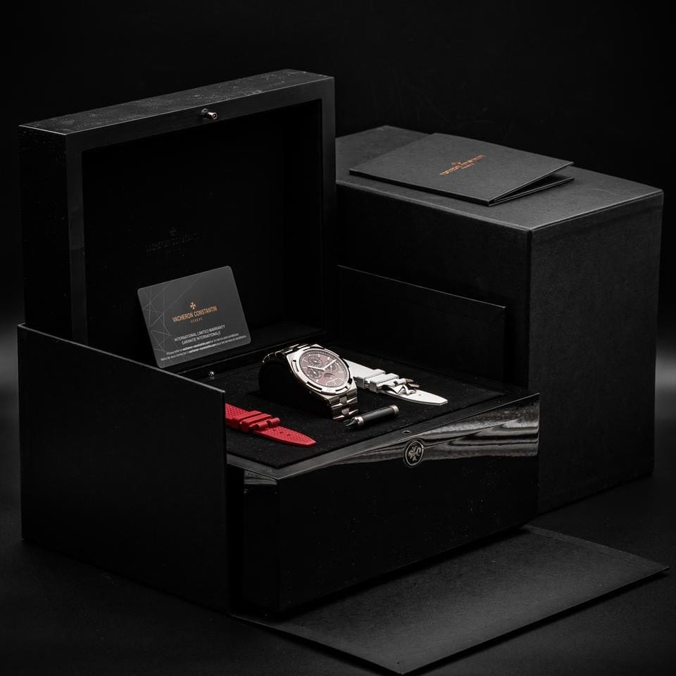 Vacheron Constantin Perpetual Calendar White Gold Burgundy Dial 4300 V/220 G-H151 BNIB
