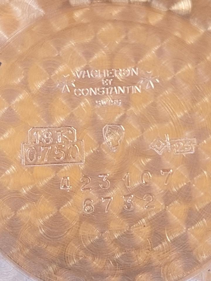 Vacheron Constantin18k perfecto estado,funciona perfectamente