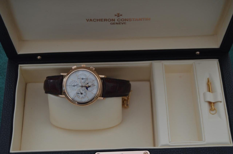 Vacheron Constantin Perpetual Calendar Chronograph CHEAPEST FULL SET VC 49005 WORLDWIDE (Coveted French Dial)
