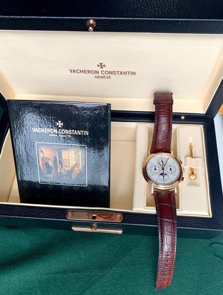 Vacheron Constantin Perpetual Calendar Chronograph CHEAPEST FULL SET VC 49005 WORLDWIDE (Coveted French Dial)