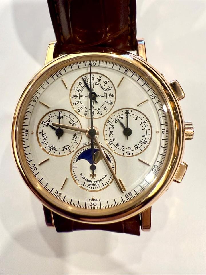 Vacheron Constantin Perpetual Calendar Chronograph CHEAPEST FULL SET VC 49005 WORLDWIDE (Coveted French Dial)