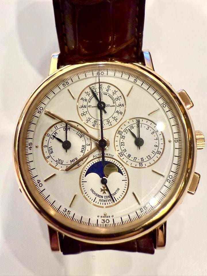 Vacheron Constantin Perpetual Calendar Chronograph CHEAPEST FULL SET VC 49005 WORLDWIDE (Coveted French Dial)