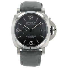 Panerai NEW Luminor Marina Steel Grey Dial 44mm Automatic Men’s Watch PAM01358