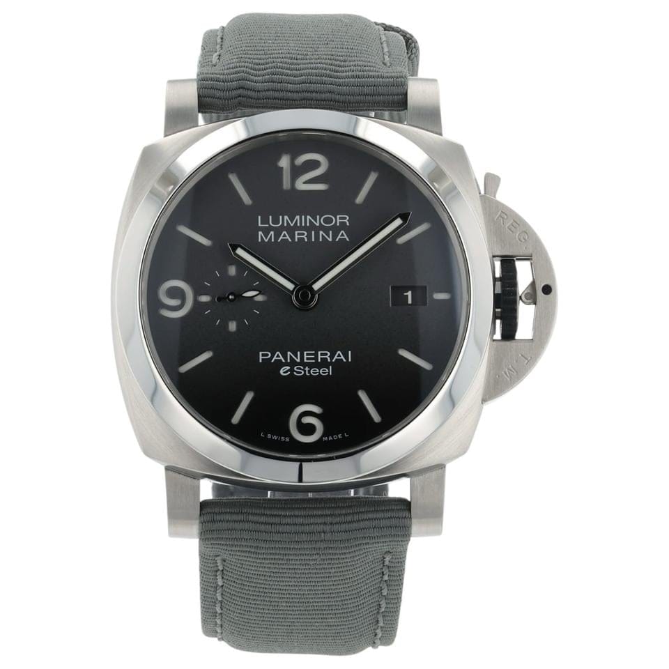 Panerai NEW Luminor Marina Steel Grey Dial 44mm Automatic Men’s Watch PAM01358