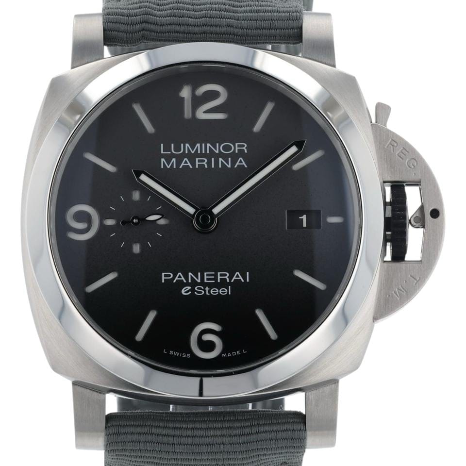 Panerai NEW Luminor Marina Steel Grey Dial 44mm Automatic Men’s Watch PAM01358