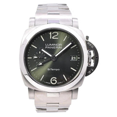 Panerai Luminor Green Sunburst Dial Quaranta Bi Tempo PAM01640 2026