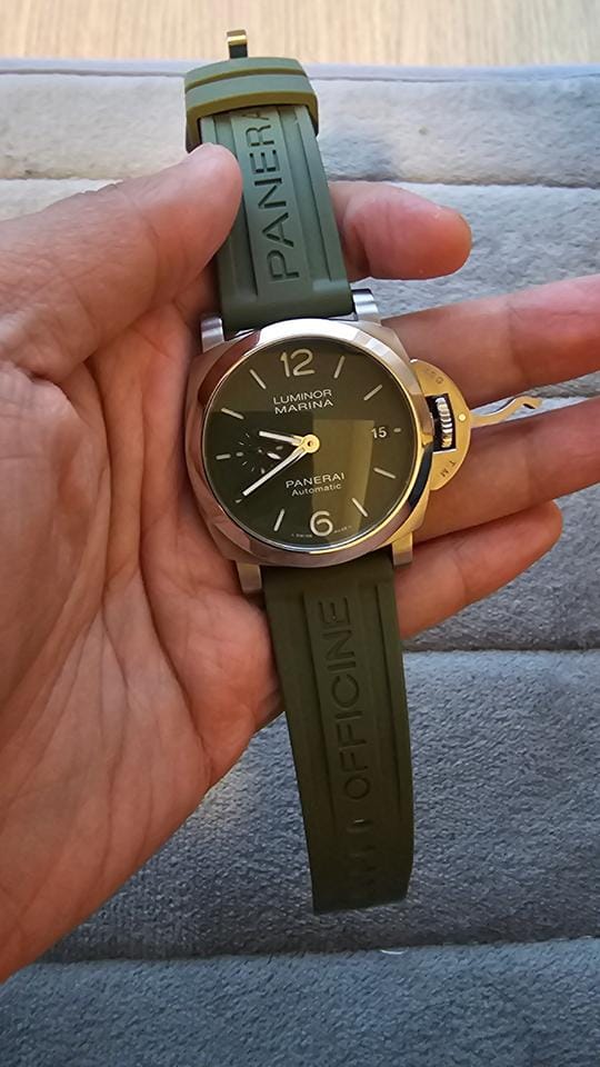 Panerai Luminor Marina Quaranta Verde Militare Limited Release Full Set with e-receipt